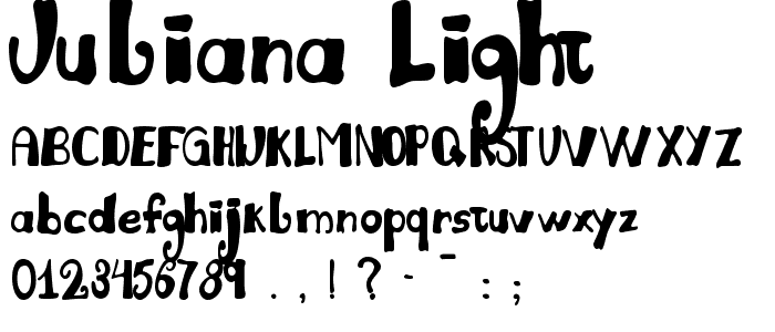 Juliana Light font